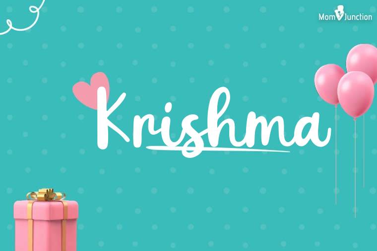 Krishma Birthday Wallpaper