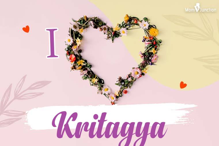 I Love Kritagya Wallpaper