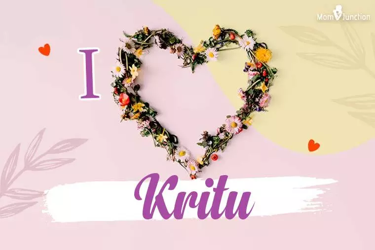 I Love Kritu Wallpaper