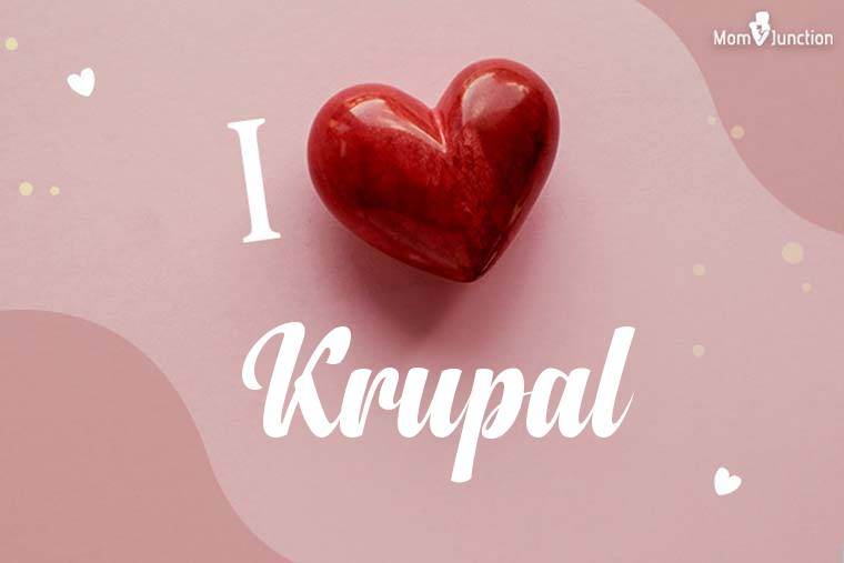 I Love Krupal Wallpaper
