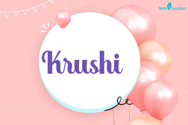 Krushi Birthday Wallpaper