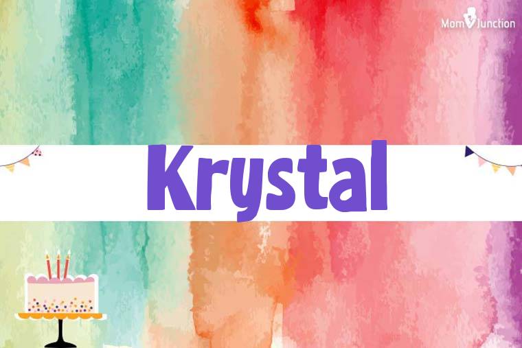Krystal Birthday Wallpaper