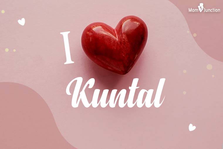 I Love Kuntal Wallpaper
