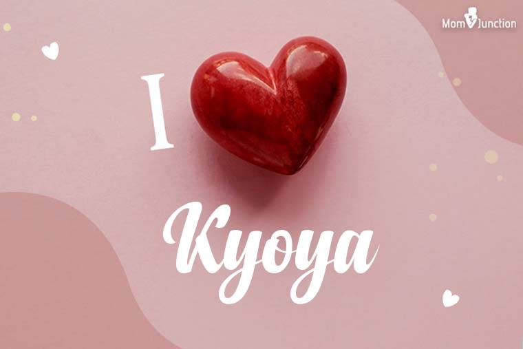 I Love Kyoya Wallpaper