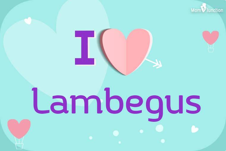 I Love Lambegus Wallpaper