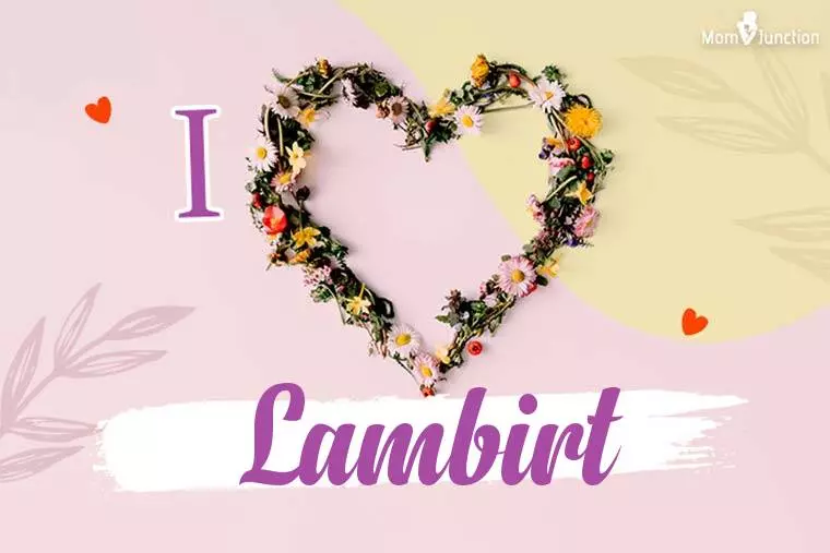 I Love Lambirt Wallpaper