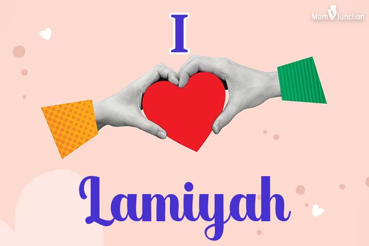 I Love Lamiyah Wallpaper