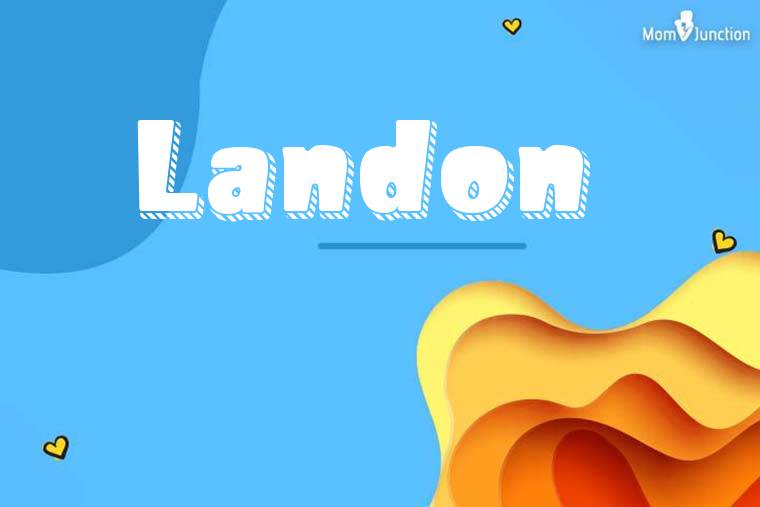 Landon 3D Wallpaper