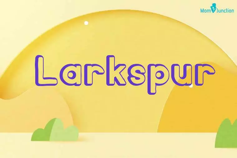 Larkspur 3D Wallpaper