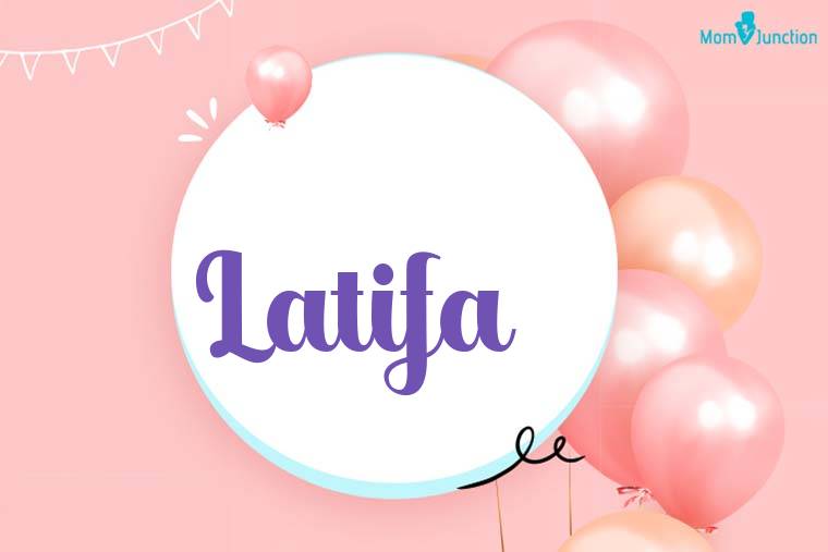 Latifa Birthday Wallpaper