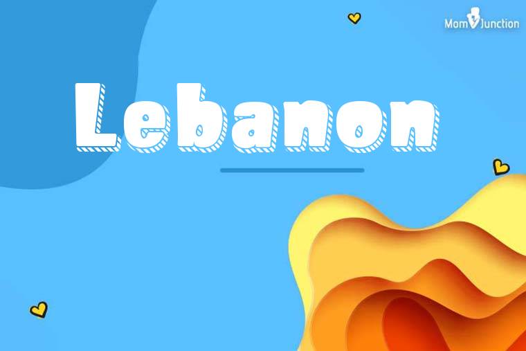 Lebanon 3D Wallpaper