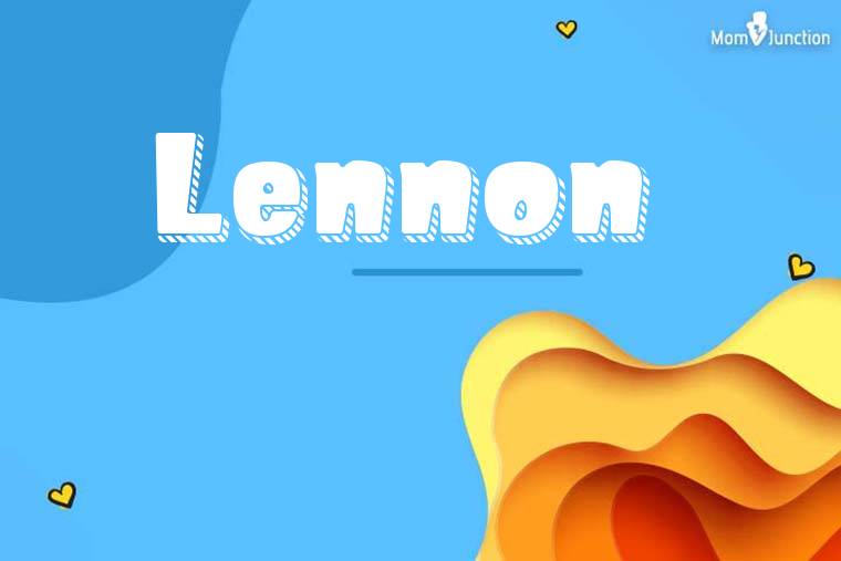 Lennon 3D Wallpaper