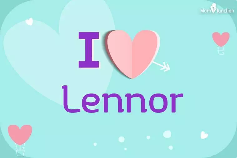 I Love Lennor Wallpaper