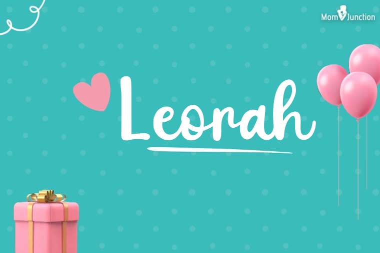 Leorah Birthday Wallpaper