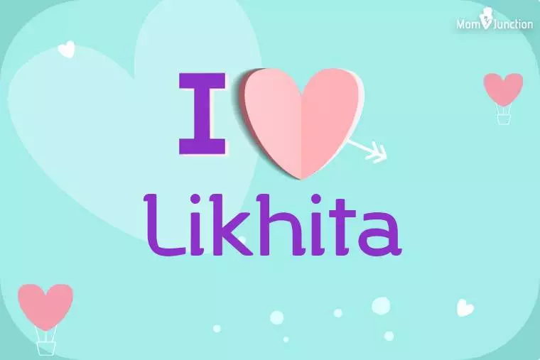 I Love Likhita Wallpaper