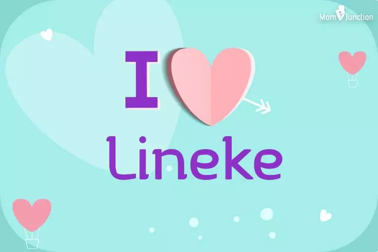 I Love Lineke Wallpaper