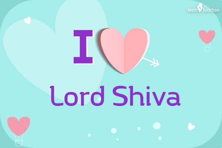 I Love Lord Shiva Wallpaper