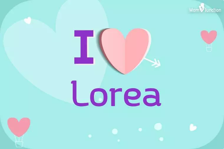 I Love Lorea Wallpaper