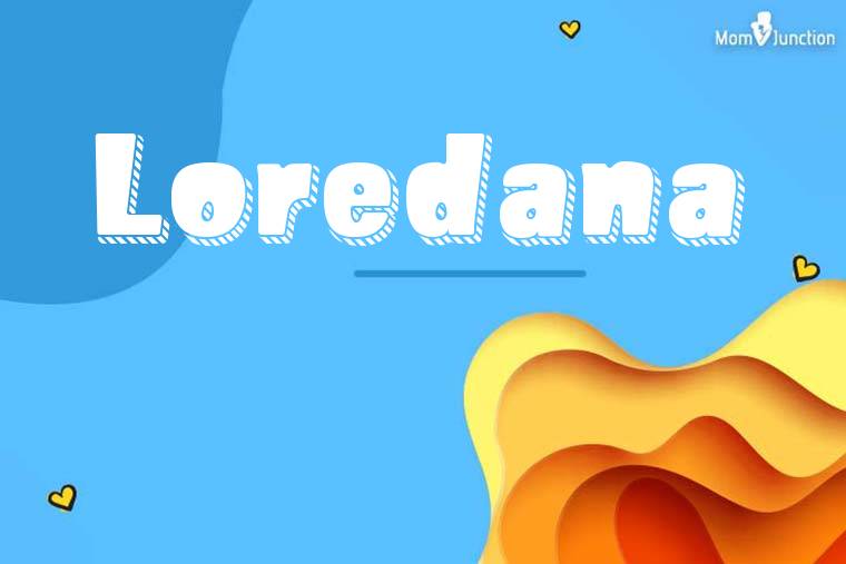 Loredana 3D Wallpaper