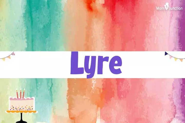 Lyre Birthday Wallpaper