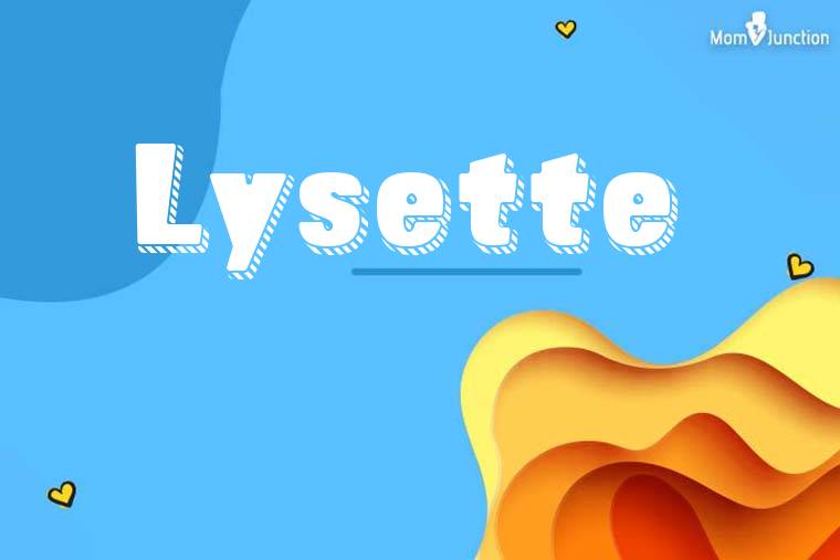Lysette 3D Wallpaper