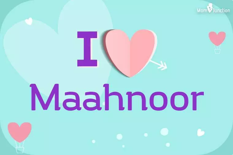 I Love Maahnoor Wallpaper