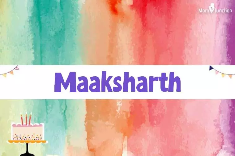 Maaksharth Birthday Wallpaper