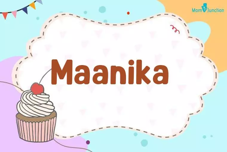 Maanika Birthday Wallpaper