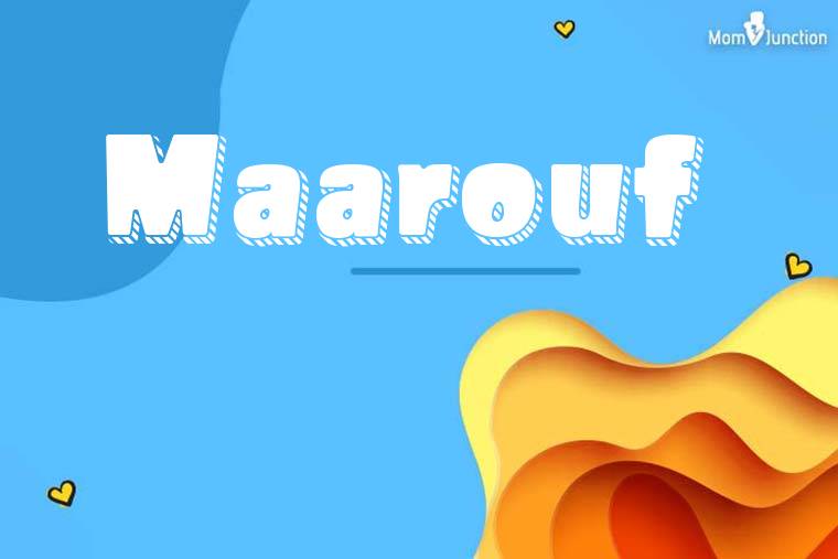 Maarouf 3D Wallpaper