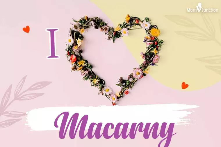 I Love Macarny Wallpaper