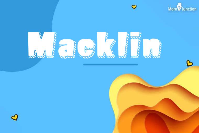 Macklin 3D Wallpaper