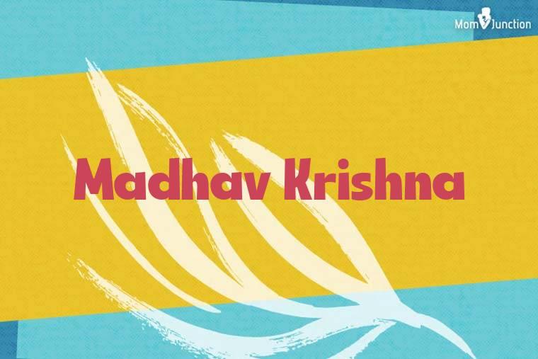 Madhav Krishna Stylish Wallpaper