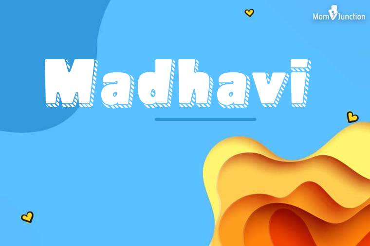 Madhavi 3D Wallpaper