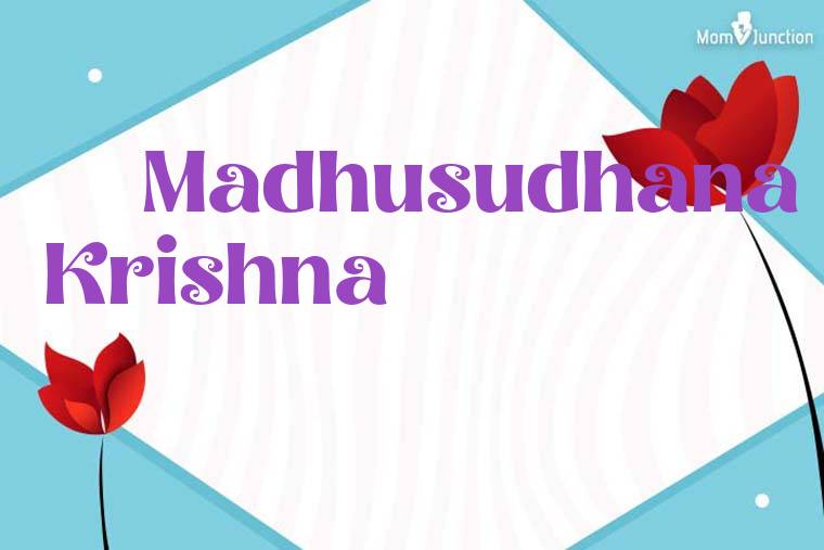 Madhusudhana Krishna 3D Wallpaper