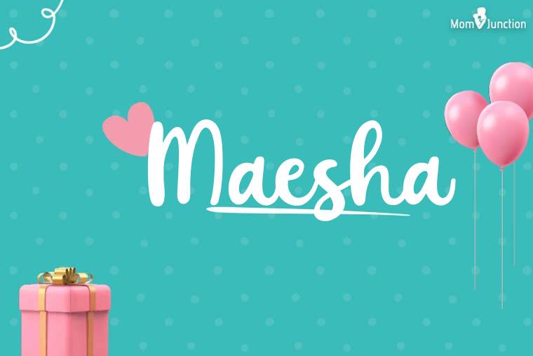 Maesha Birthday Wallpaper