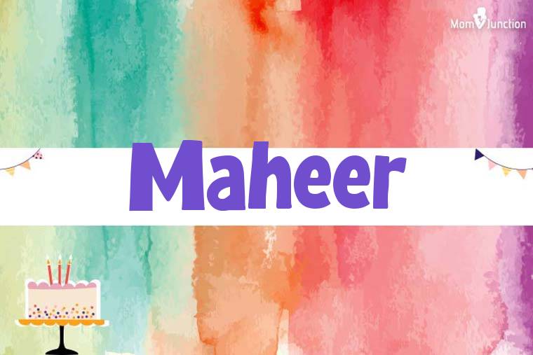 Maheer Birthday Wallpaper