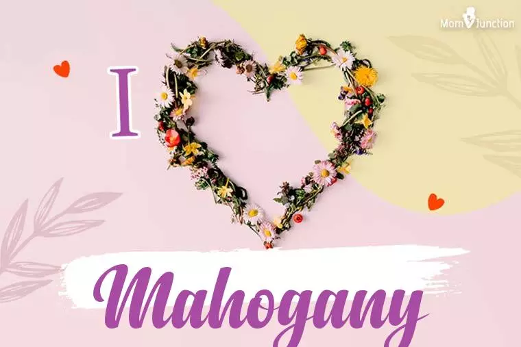 I Love Mahogany Wallpaper