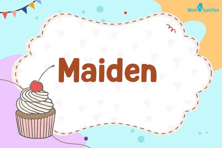 Maiden Birthday Wallpaper