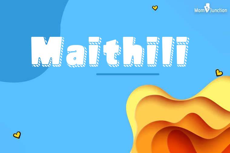 Maithili 3D Wallpaper