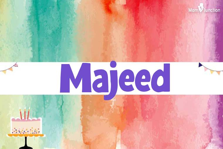 Majeed Birthday Wallpaper