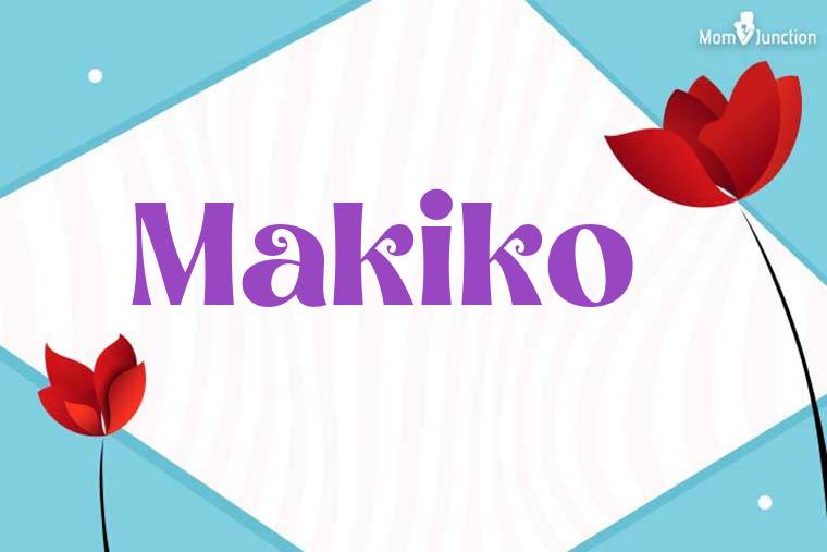 Makiko 3D Wallpaper