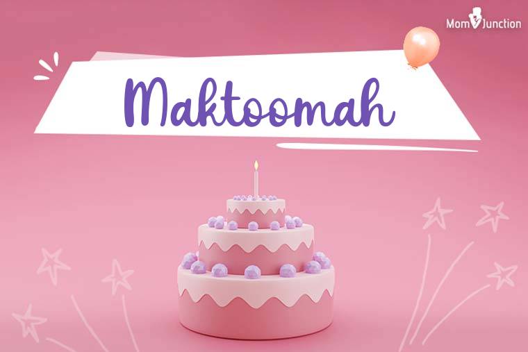 Maktoomah Birthday Wallpaper
