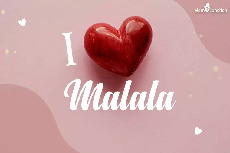 I Love Malala Wallpaper