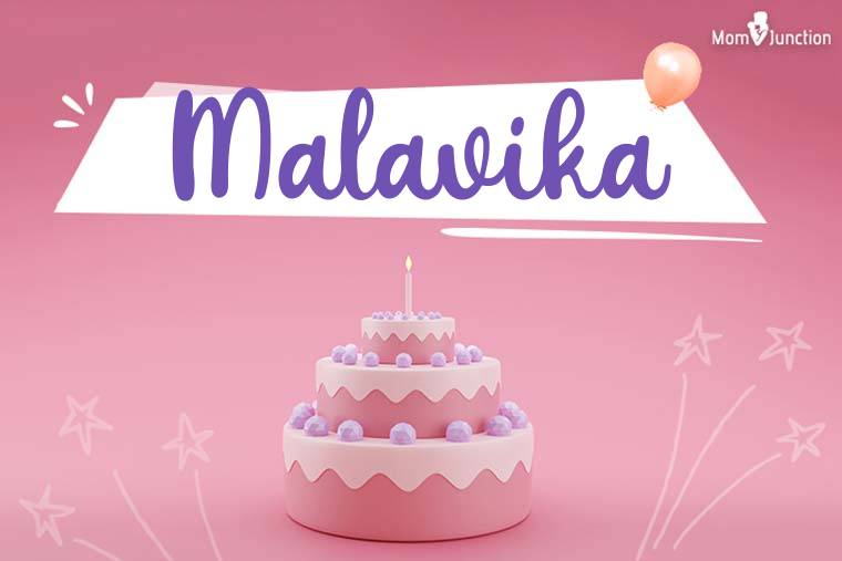 Malavika Birthday Wallpaper