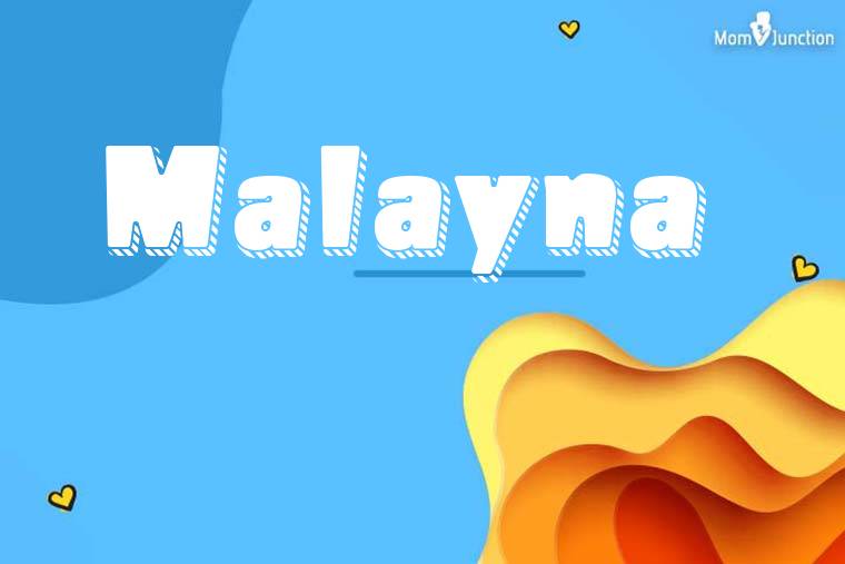 Malayna 3D Wallpaper