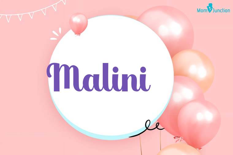 Malini Birthday Wallpaper