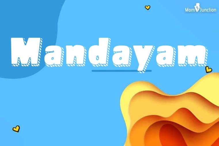 Mandayam 3D Wallpaper