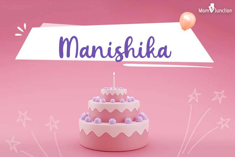 Manishika Birthday Wallpaper