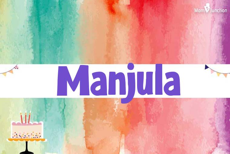 Manjula Birthday Wallpaper