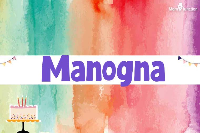Manogna Birthday Wallpaper